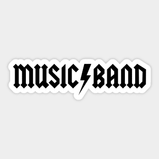 Music Band Sticker